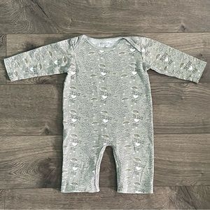 Demdaco Jesus Loves Me Little Lamb Unisex 6m Baby Coverall Romper